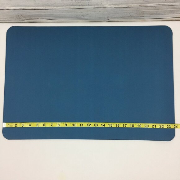 Coffee Mat for Countertops Coffee Bar Accessories Blue 16"x24" - Picture 3 of 4